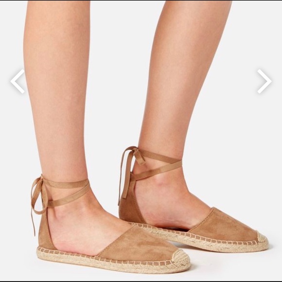 flat tie espadrilles